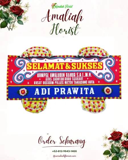 Papan Bunga Ucapan Selamat Tawengan